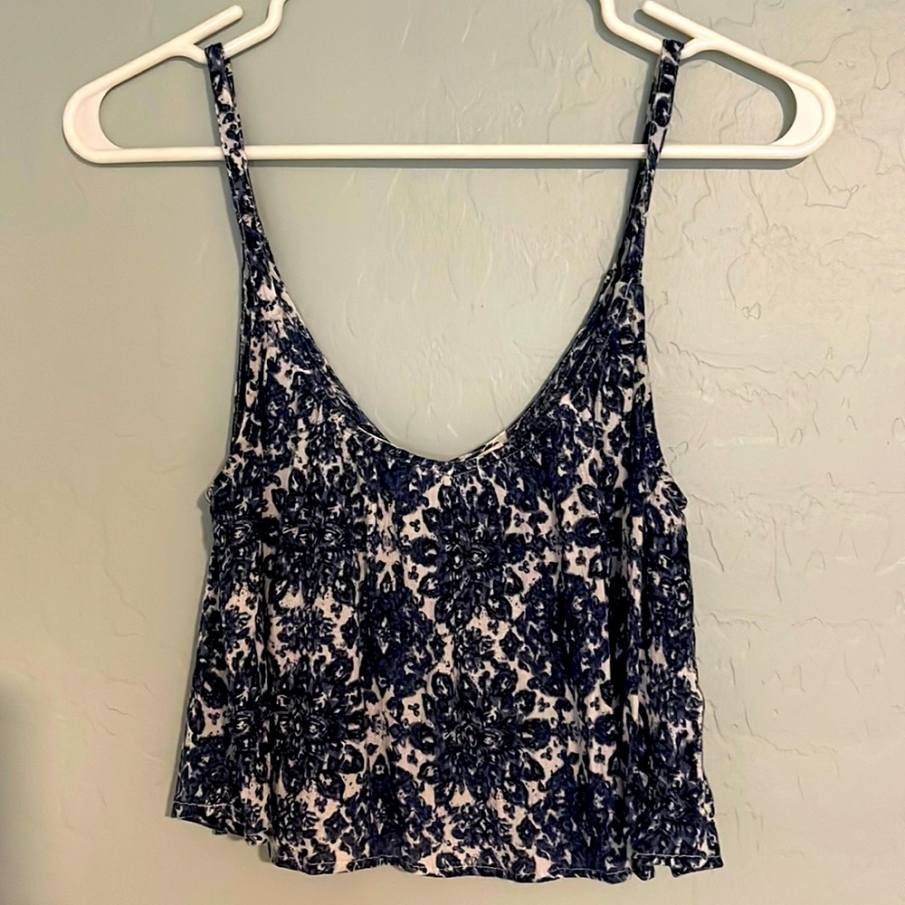 En Crème Bohemian Crop Tank small